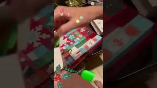 2nd advent calendar opening ! #shorts #fun #adventcalendar #christmas #holiday #asmr #asmrsounds