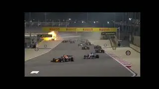Romain Grosjean&rsquo;s Insane 67G Miracle Escape from Fireball Crash | 2020 Bahrain GP  