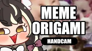【Handcam】MEME ORIGAMI FOR CHILDREN'S DAY!!!!