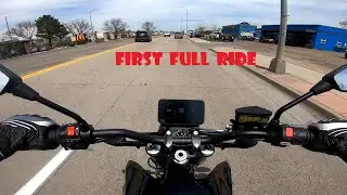 First Ride on my new Zero FXE