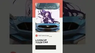 Demon Slayer Kane Kocho Car Hood Wrap Vinyl Decal | FavorGraphics.Com
