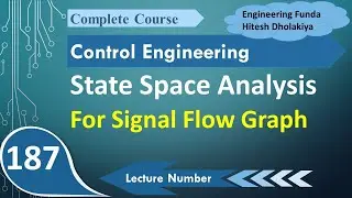 State Space Analysis for Signal Flow Graph Solved Example 1