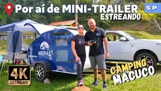 Estreando um MINI-TRAILER | Camping MACUCO Valinhos | Dica do que fazer no Interior de SP | Amigos