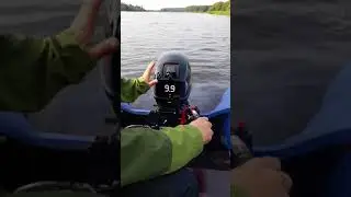 20170910 090115. 4 тактные лодочные моторы. Моторная лодка