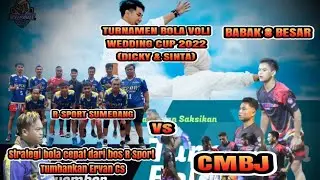 (R-SPORT sumedang VS CMBJ jateng)BABAK 8 BESAR,TURNAMEN BOLA VOLI WEDDING CUP 2022