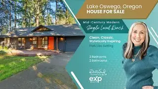 Mid Century Modern Single Level Ranch Lake Oswego