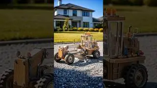 🤯🤯This Homemade Mini Grader is Surprisingly Strong! ️😱😱 #trending #youtubeshorts #shorts #shortfeed