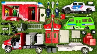 Merakit Mainan Rusak | Mobil Polisi, Angkot, Pemadam Kebakaran