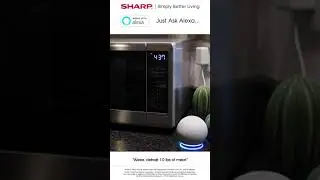 Sharp Microwave Alexa Controls Make Defrosting Meat Simple