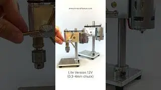 Innocraftsman Mini Drill Press & Its Big Brother 😁 #drill #modelbuilding #diycrafts