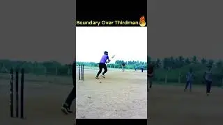 Four Runs Over Third Man !! #cricket #tenniscricket #t12cricket #cricketshorts #cricketshot