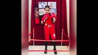 Anvi as Mary Kom | Kids Role play competition | Prize winning performance | First position | Grade 3