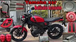 Yamaha xsr 155 Accessories available| modification accessories| exhaust 
