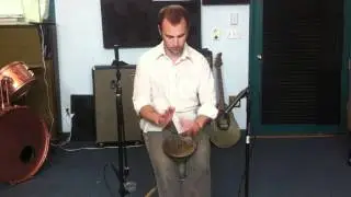 Green and Black Darbuka