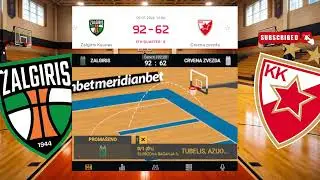 ZALGIRIS - CRVENA ZVEZDA (Evroliga 2025/26) PRENOS