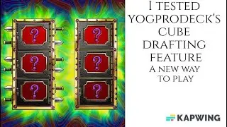 Using ygoprodecks Cube Drafting Against Actual Constructed Decks /// Drafting vs the online format
