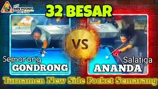 32 BESAR : Gondrong Semarang 🆚 Ananda Salatiga | Turnamen 9 Ball New Side Pocket Semarang