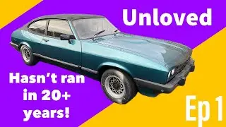 Ford Capri 3.0 Ghia Resurrection (Not restoration) of a barn find car.   PT1 - Let's get it started