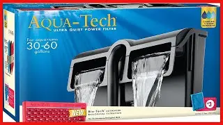 AQUA-TECH Power Filter For Aquariums, 3-Stage Filtration (Packaging may vary)