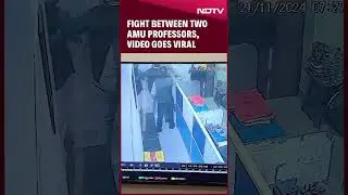 Video Of Two Professors Fighting Fiercely In Aligarh Muslim University Goes Viral On Social Media