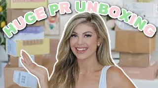 HUGE PR HAUL UNBOXING + GIVEAWAY | @MADISONMILLER