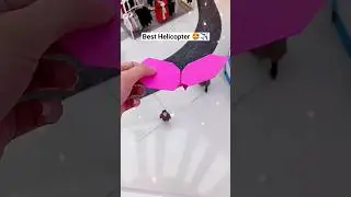 How To Make Best Helicopter 🤗✈️ , Paper Helicopter Tutorial&zwnj; , Easy Paper Plane #shorts #craft