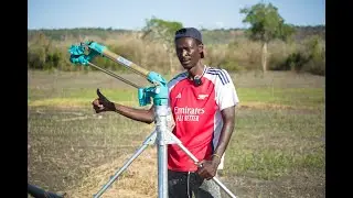 Kilimo cha Umwagiliaji Tanzania-complete Irrigation system using Yuzuak JET 50 Rain gun at SHINYANGA