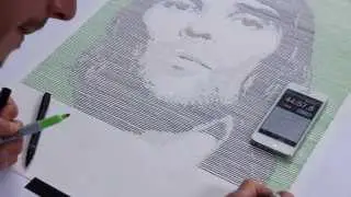 Ian Brown (speed-drawing, linear portrait) - Lex Wilson