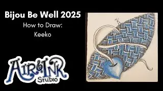 How to draw Keeko Zentangle Pattern With a Little Poke Leaf!