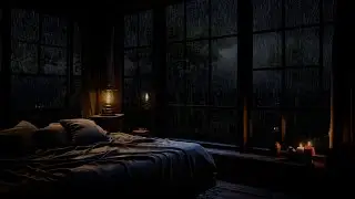 Break Insomnia Completely With The Sound Of Rain Outside The Window | Relax And Reduce Stress