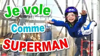 ON VOLE comme SUPERMAN - FUN en FAMILLE Démo Jouets Inside