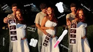 СЮРПРИЗ!! Я БЕРЕМЕННА! 👶🏻💕 Обзор первого триместра (симптомы, тренировки, сердцебиение ребёнка и ...