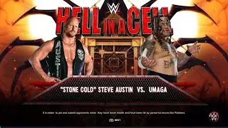 WWE2K23:  HELL IN A CELL MATCH! STONE COLD STEVE AUSTIN VS UMAGA! #wwe2k23 #xboxseriesx