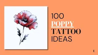 100 Poppy Tattoo Design Ideas