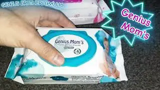 Genius mom's wet wipes problem free alcohol free 80 softsheet