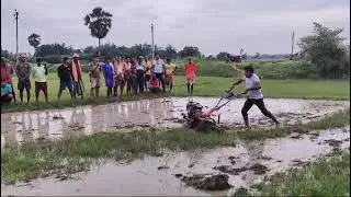 NIPHA 100GG POWER WEEDER DEMO IN MUD AT MAYURBHANJ FIELD