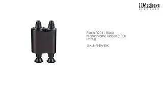 Evolis R2011 Black Monochrome Ribbon 1000 Prints R EV BK