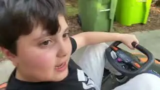 Go kart action