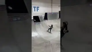 9 year old skater girl skate at California training facility