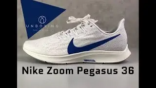 Nike Zoom Pegasus 36 &lsquo;Platinium tint/game royal wht&rsquo; | UNBOXING & ON FEET | running shoes