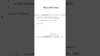 ResizeBitmap