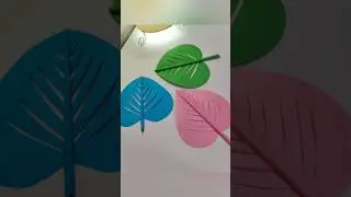 Paper leaves#craft #diy