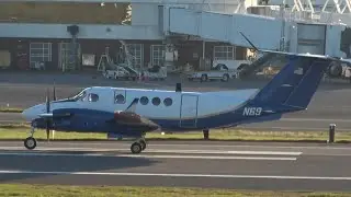 FAA Flight Inspection |Beech King Air 300 (N69) (NICE 🤣) | PDX Departure | Jan 15, 2026