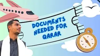Which Are The Documents Required For Traveling to Qatar | Pakistani Vlogger In Qatar