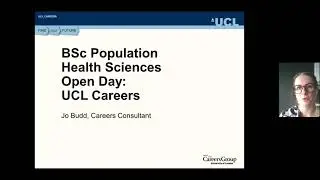 What are the Career Prospects? | UCL BSc Population Health Sciences Open Day July 22