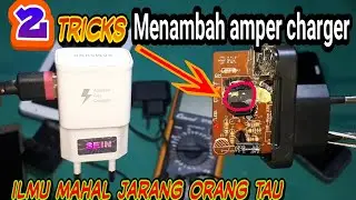 2 Cara menambah ampere adaptor charger hp,