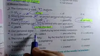 حل صفحة 69 _ 70 كتاب المعاصر 2026 انجليزي الصف الثاني الاعدادى الوحدة الثانية الدرسين الاول والثاني💕