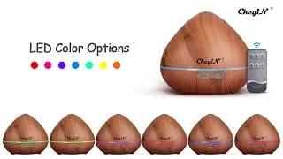550mL Ultrasonic Mist Humidifier Air Diffuser with Timing, Auto-power off Function JS063