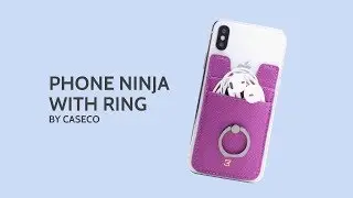 iPhone and Samsung Phone Wallet with the Ring for Stand Function  🤳 💍📱