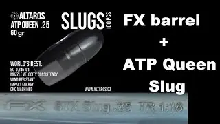 FX barrel and slug ATP Queen .25  6.36mm